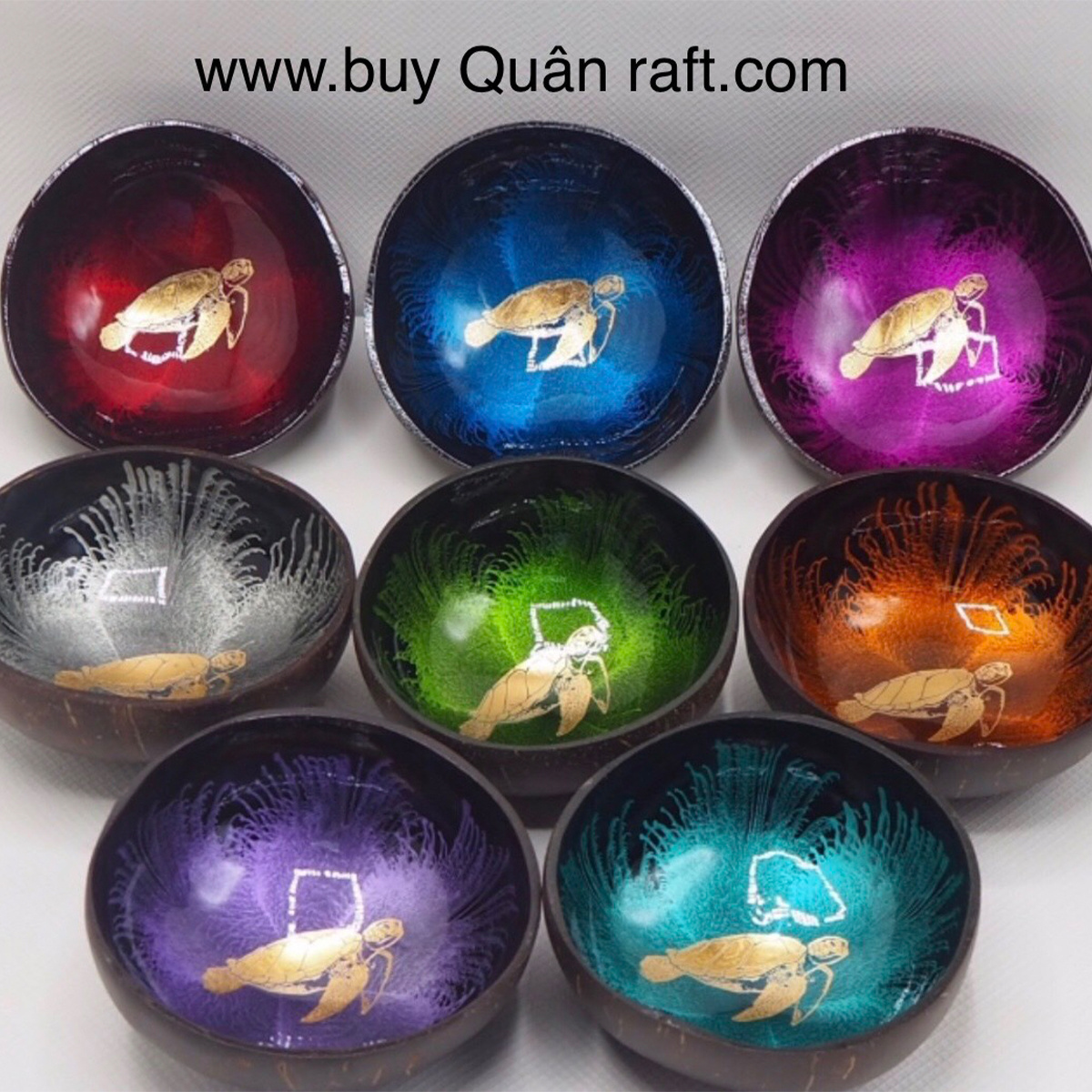 Stylish Coconut Shell Bowl Customized To Customer's Design Originated From Viet Nam Manufacturer +84966966403