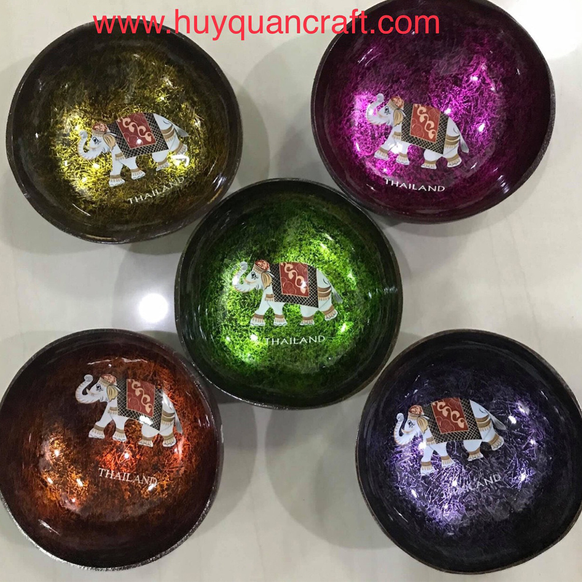 Stylish Coconut Shell Bowl Customized To Customer's Design Originated From Viet Nam Manufacturer +84966966403