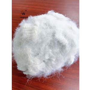 Polyester Staple Fiber 15D Solid Dry White A Grade Recycled 100% Polyester Fiber Material FFor Home Textile Pillow Filled