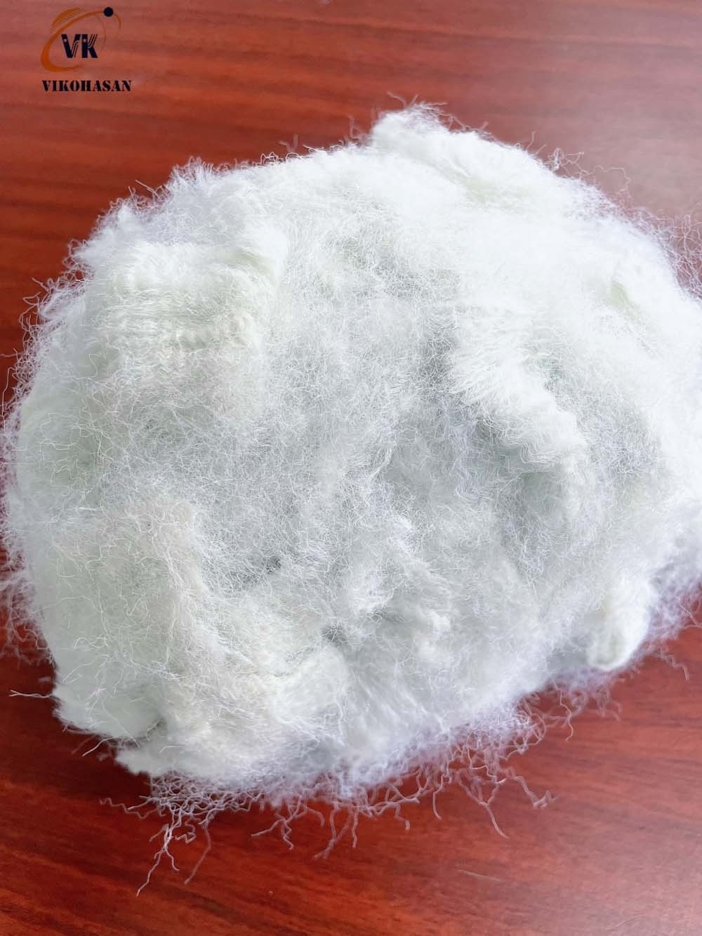 Polyester Staple Fiber 15D Solid Dry White A Grade Recycled 100% Polyester Fiber Material FFor Home Textile Pillow Filled