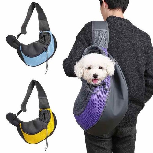 Wholesale Shoulder Strap pet outdoor Travel Puppy Carrying Bag Dog Cat travel Carrier pet sling carrier