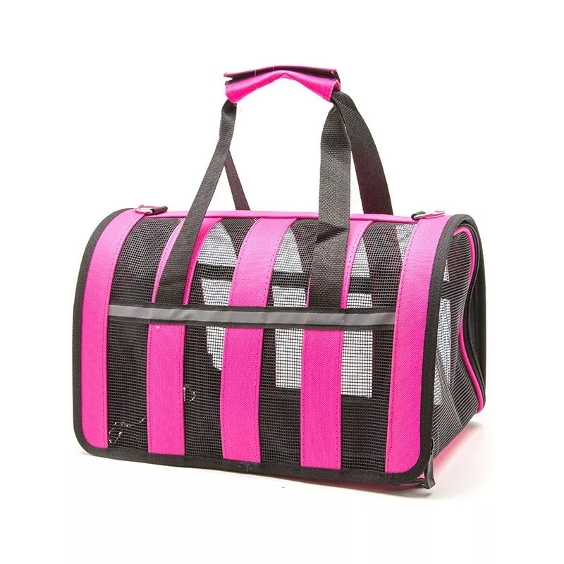 Hot Selling Outdoor Dog Bags Travel Stripe Breathable Cat Carrier Bags Easy Carry Pet Bag Pet Cages Print