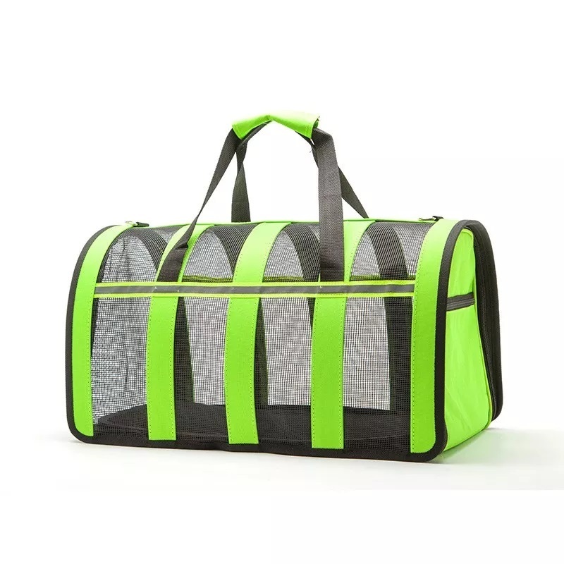 Hot Selling Outdoor Dog Bags Travel Stripe Breathable Cat Carrier Bags Easy Carry Pet Bag Pet Cages Print