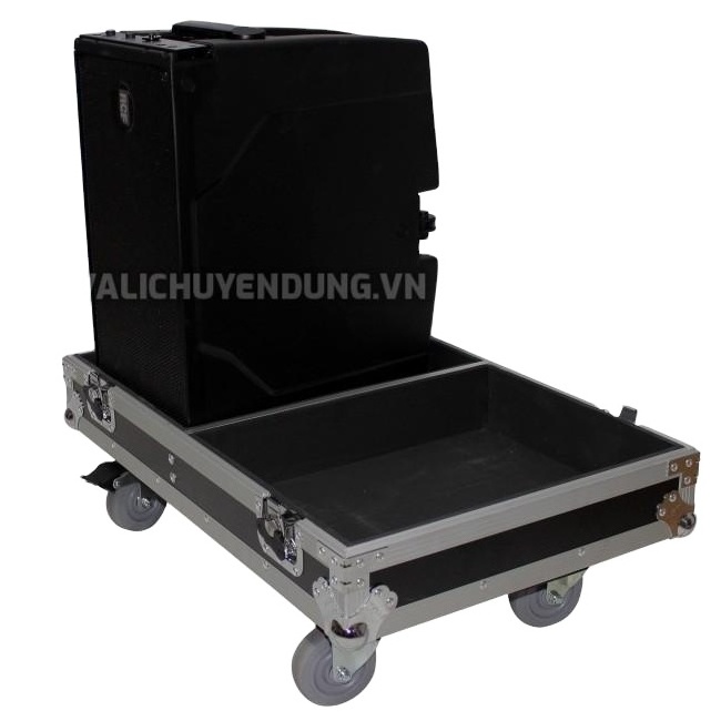 OEM ODM Mobility Storage for Array Speakers 12 inch and 15 inch Double Carrying Aluminum Custom Case Media Case