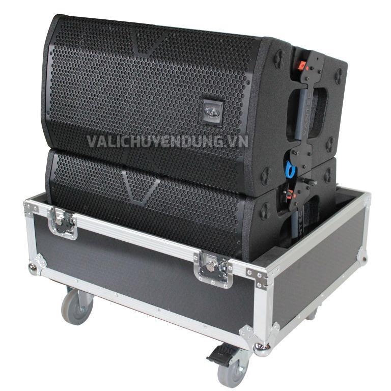 OEM ODM Mobility Storage for Array Speakers 12 inch and 15 inch Double Carrying Aluminum Custom Case Media Case