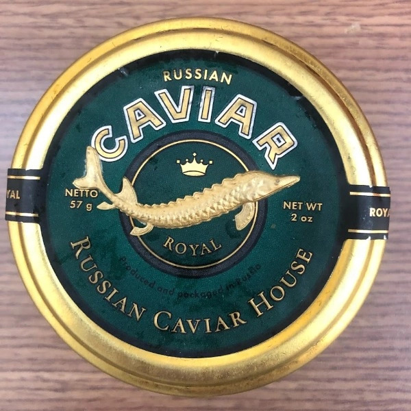 Premium Quality Royal Caviar 57g Sturgeon Caviar Black Caviar Canned for Food Sturgeon Fish Roe Salt Instant Food