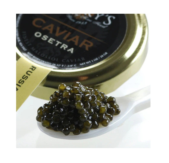 Premium Quality Royal Caviar 57g Sturgeon Caviar Black Caviar Canned for Food Sturgeon Fish Roe Salt Instant Food