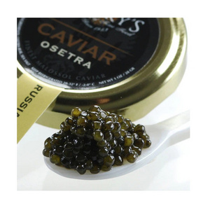 Premium Quality Royal Caviar 57g Sturgeon Caviar Black Caviar Canned for Food Sturgeon Fish Roe Salt Instant Food