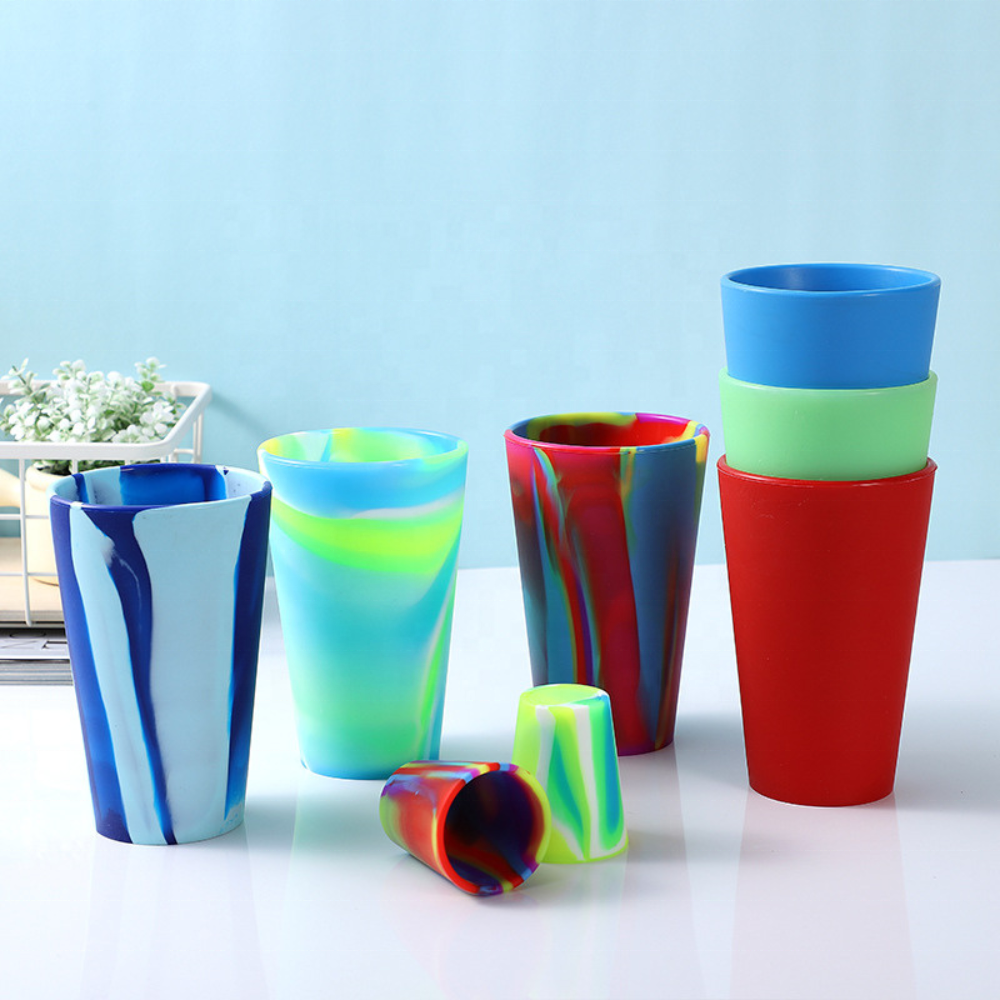 Silicone Cups 16 OZ Silicone Drinking Cup  Manufacturer of Sport Water Bottle Silicone