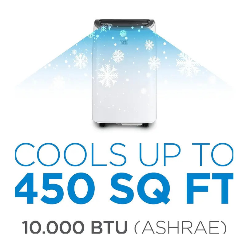 NEW PRODUCT 10,000 BTU Portable Air Conditioner up to 450 Sq. White