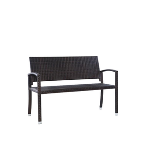 Garden bench  with PE rattan, hand weaving aluminium gleeves - Use for Outdoor Furniture - export from  Vietnam model NTT- 2325