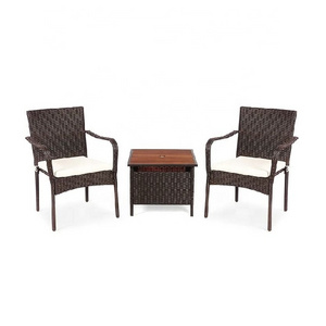 Whosale Buswell Square 2 Person Outdoor Dining Set - white seat part Ready To Export From Vietnam