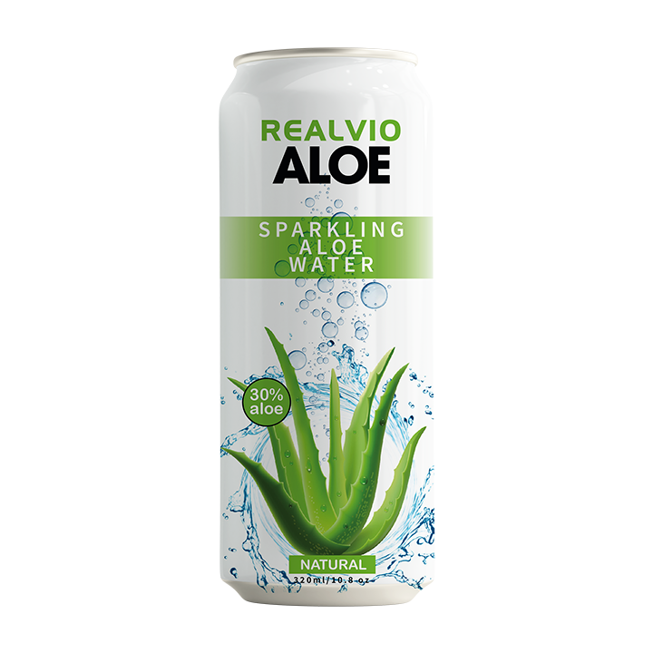 Whosale Realvio Aloe Sparkling - Strawberry 320 ml/canned - Ready To Export from Vietnam High quality