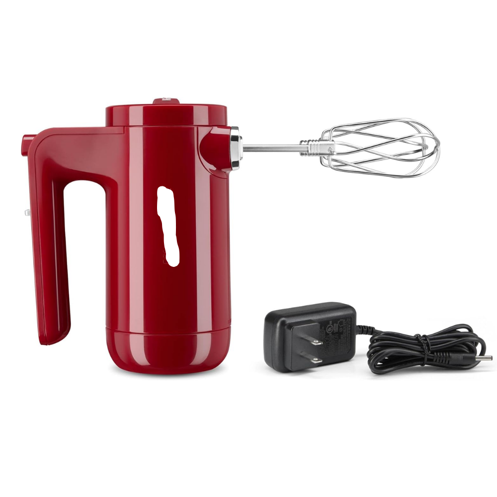 BEST SELLER Cordless Variable Speed Hand Blender (KHBBV53) and Cordless Hand Mixer (KHMB732) Bundle, Empire Red