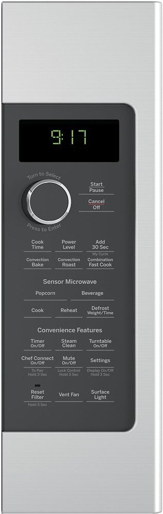 BEST SELLER 1.7 Cu. Ft. Convection Over-the-Range Microwave with Sensor Cooking - Stainless Steel