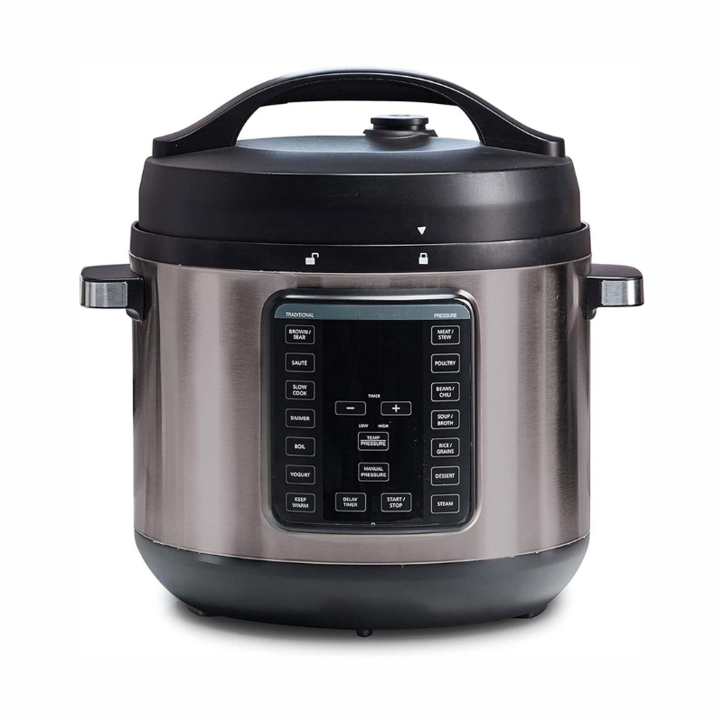 HOTDEAL Geek Chef 6 Qt 17-in-1 Multi-Use Electric Pressure Cooker Stainless Steel Inner Pot Programmable LCD Display Digital