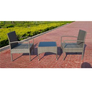 3 Pieces Rattan Wicker Outdoor Furniture Sale Set Rattan Chair Balcony Outdoor Rattan Furniture