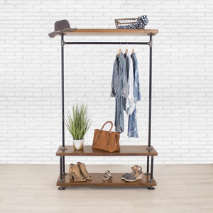 Wood clothing store racks,boutique clothing racks,clothing racks for clothing store women