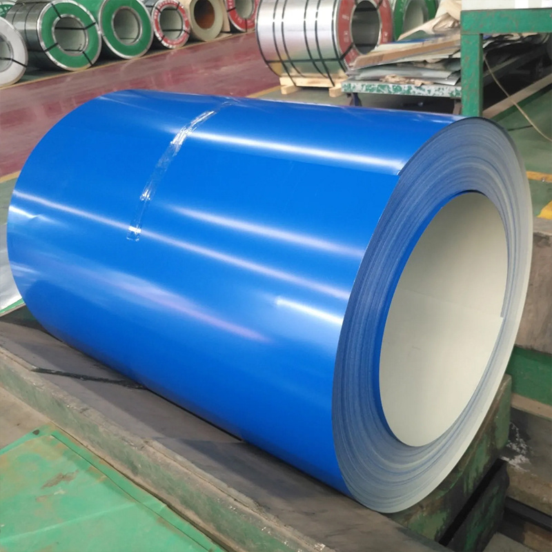 PPGI white color code 9016 prepainted galvanized steel coil 0.4mm ppgl in steel coils color coated steel