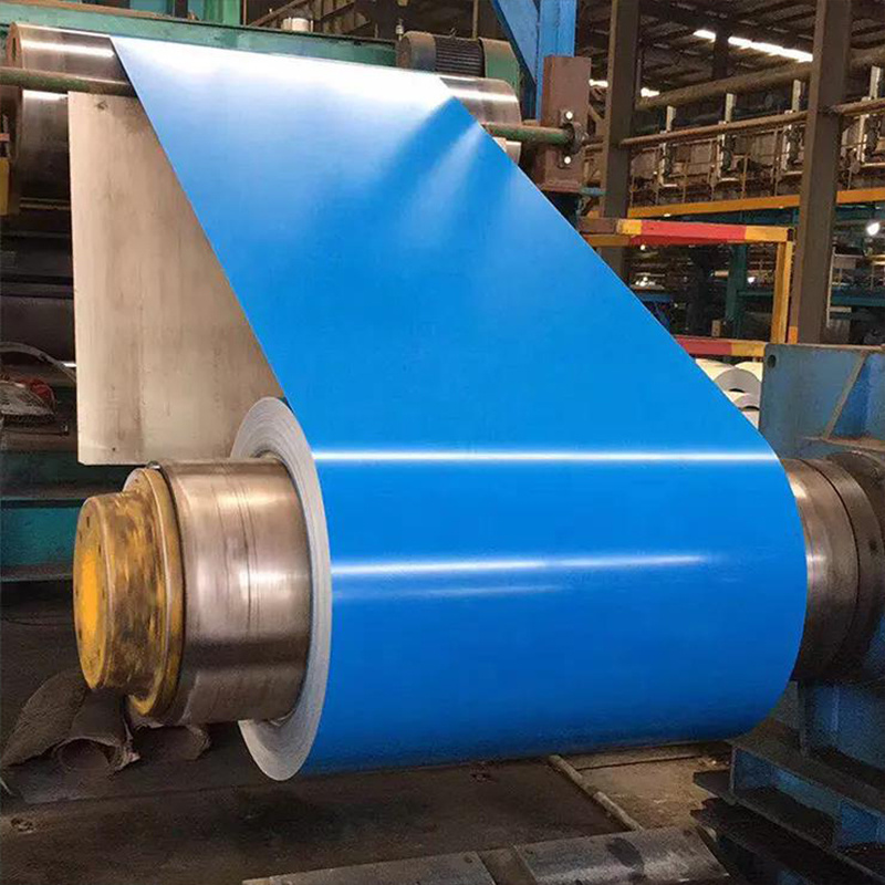 PPGI white color code 9016 prepainted galvanized steel coil 0.4mm ppgl in steel coils color coated steel