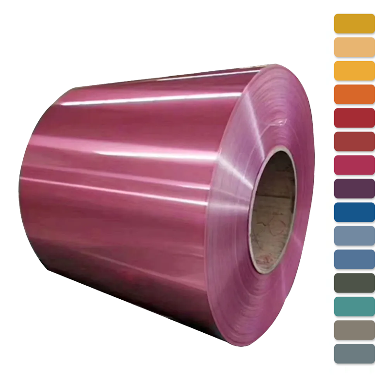 PPGI white color code 9016 prepainted galvanized steel coil 0.4mm ppgl in steel coils color coated steel