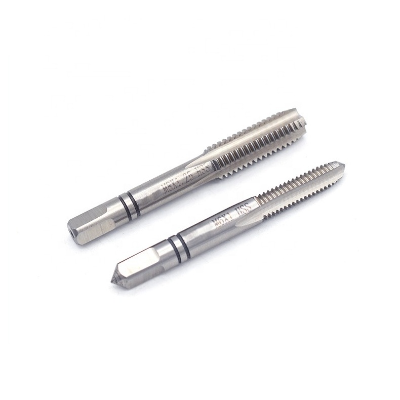 metric inch threading taps machine thread tapping tool m8m6m10 3/8 tap and die set hand thread tap hss straight flute taps