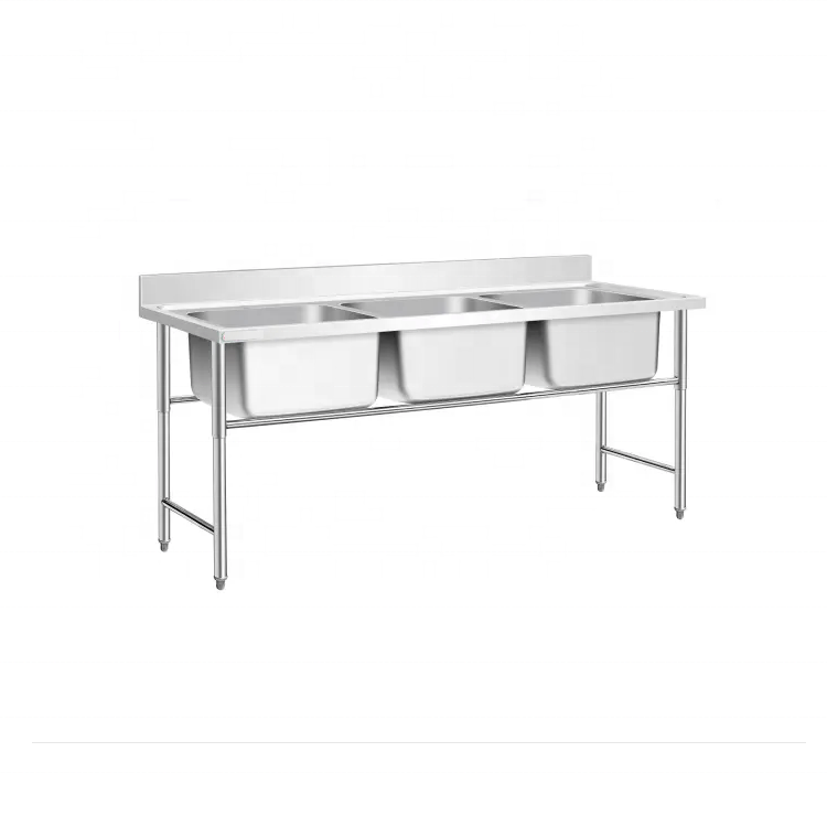 2024 Restaurant Kitchen Commercial Stainless Steel Adjustable Work Table Food Prep Table With Wheels