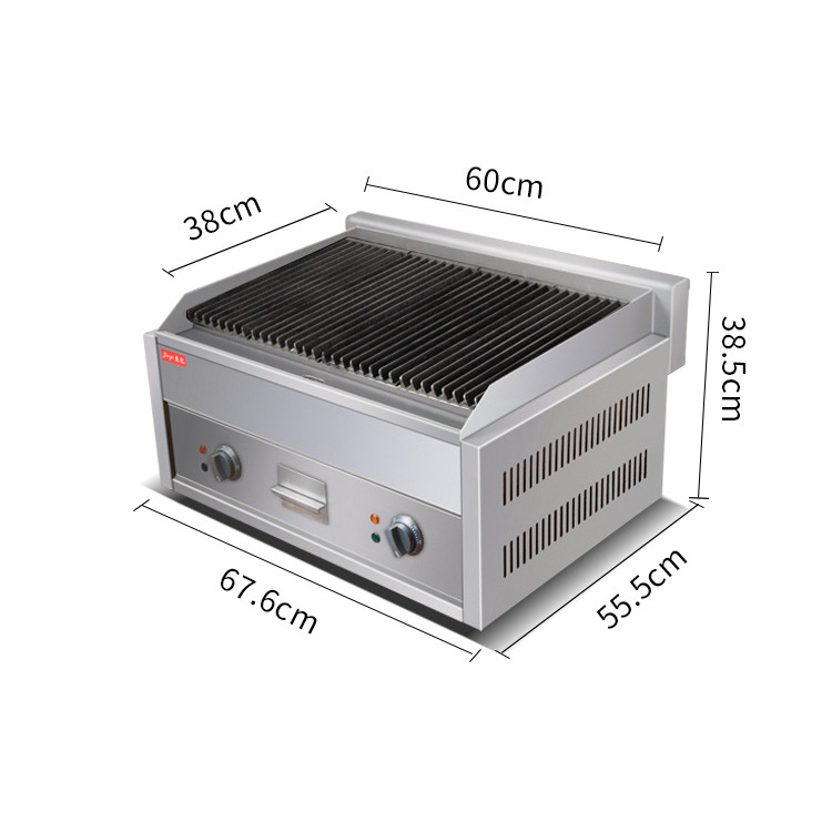 Factory Price Counter top Electric Barbecue Grill Electric Lava Rock  BBQ Grill steak grill