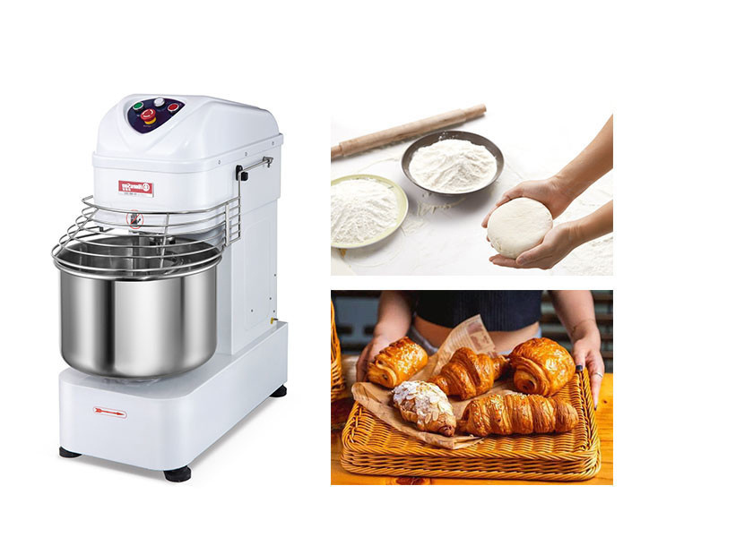 20L Food Mixer Machine Kitchen Spiral Dough Mixer used Industrial Restaurant Equipment For Sale