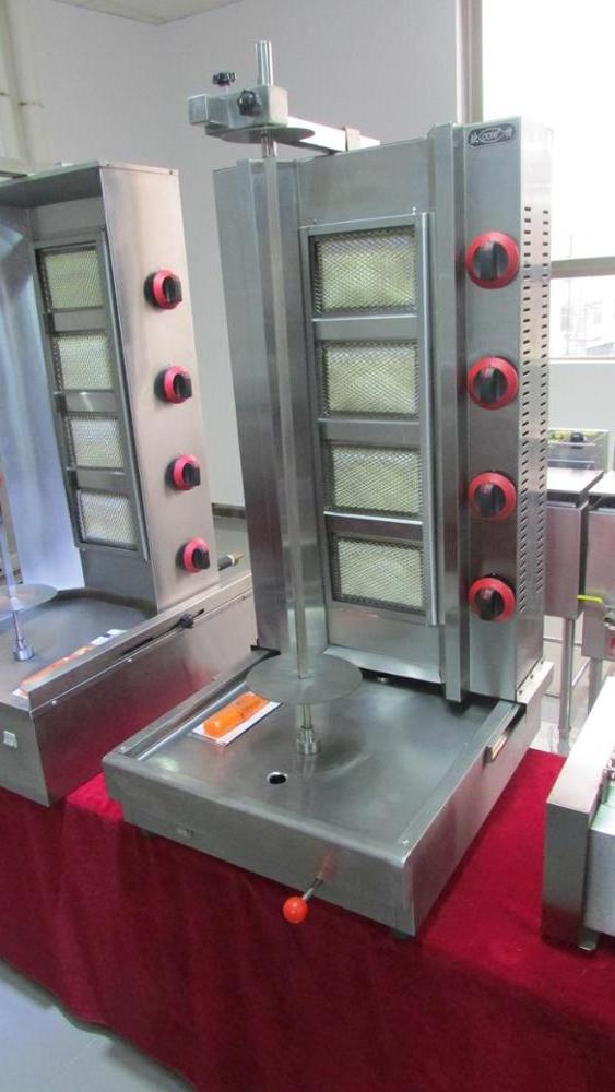 New Arrival High Quality Gas LPG 3 burners Doner Kebab/Shawarma Machine