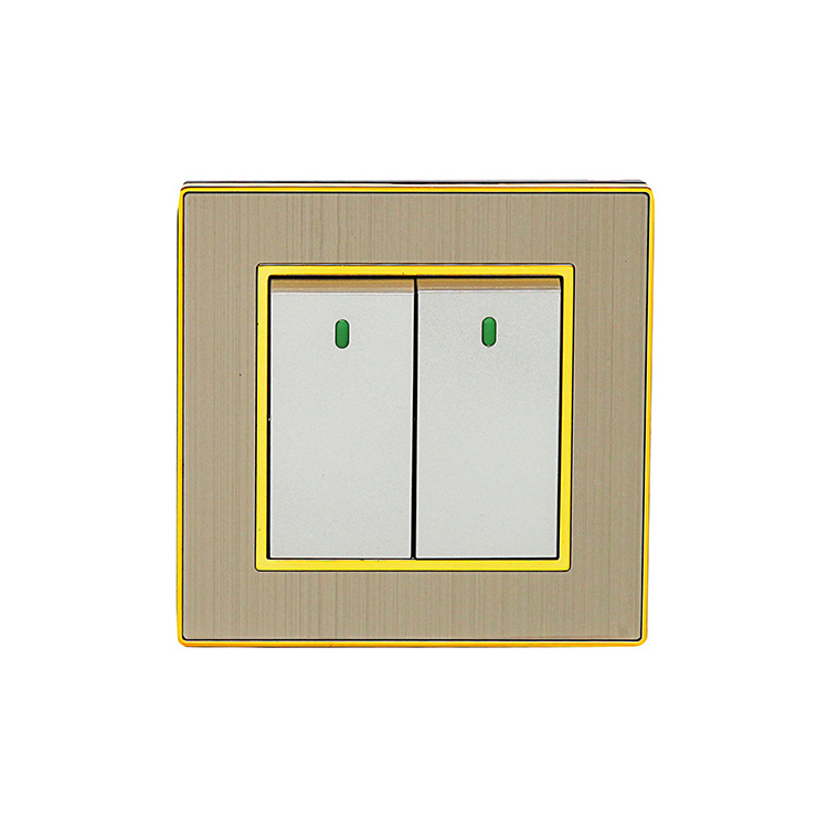 China Light 3 Gang 2 Way Switches Manufacture Wholesales BS UK Acrylic Panel Electrical Smart Switches Wall Smart Switch Socket