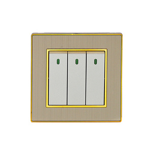 China Light 3 Gang 2 Way Switches Manufacture Wholesales BS UK Acrylic Panel Electrical Smart Switches Wall Smart Switch Socket