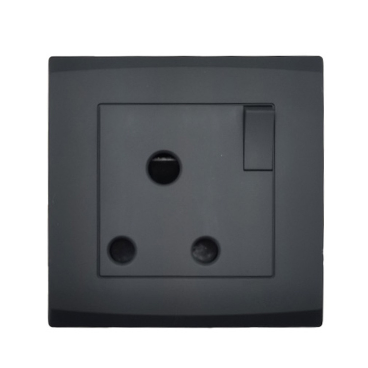 VNX 15amp round 3 pin plug Switched socket Wall Socket For Saudi Arabia/britsih/uk 86*86mm electrical sockets and switches