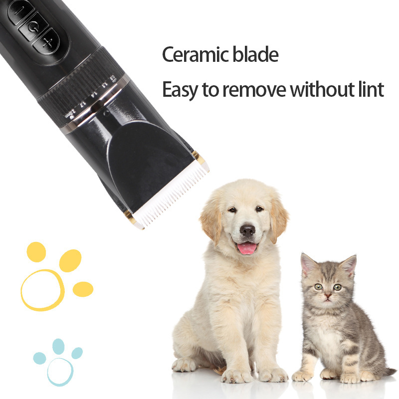 Wholesale professional animal cat electric pet dog hair trimmer cordless pet scissors pusher