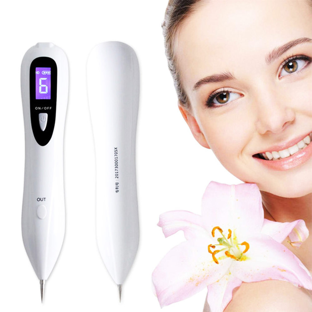 Lcd 9 Speed Level Warts And Mole Remover Spot Removal Pen Freckle Mole Warts Removal Machine