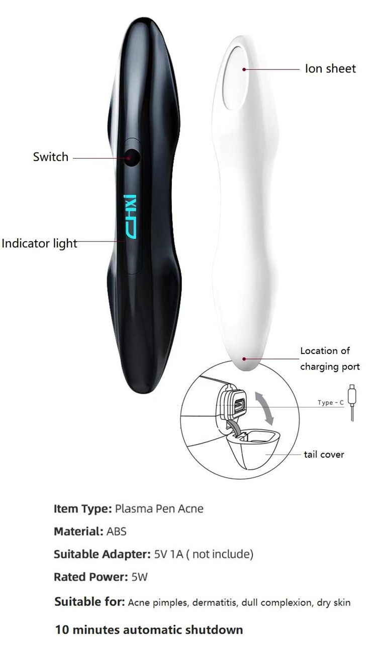 Newest Ozone Plasma Pen Acne Treatment Device Beauty Instrument Plasma Jet Pen Cold Plasma Pen