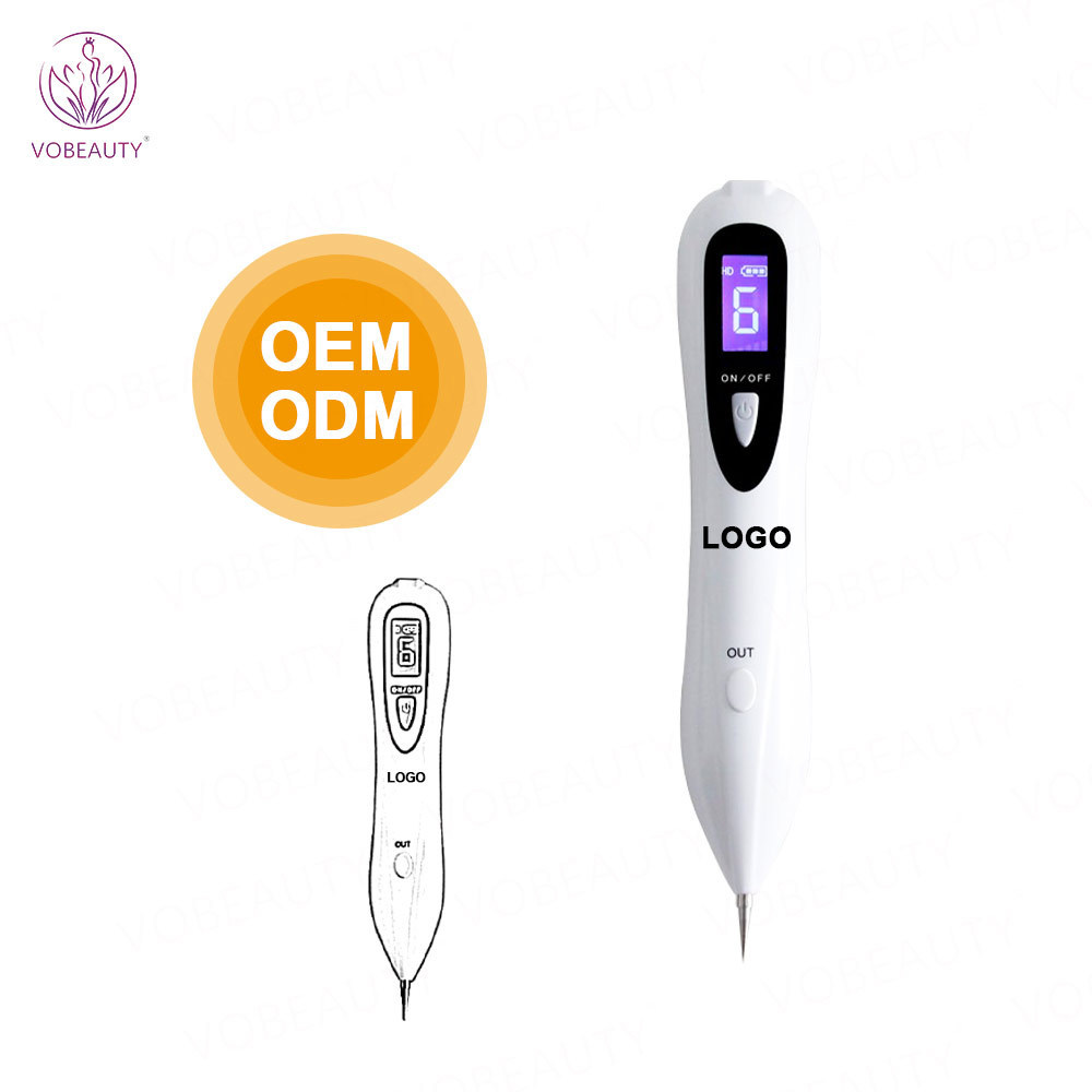 Lcd 9 Speed Level Warts And Mole Remover Spot Removal Pen Freckle Mole Warts Removal Machine