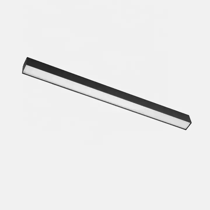 Aluminum alloy frameless embedded linear spotlights LED lights without main lights living room anti glare line spotlights