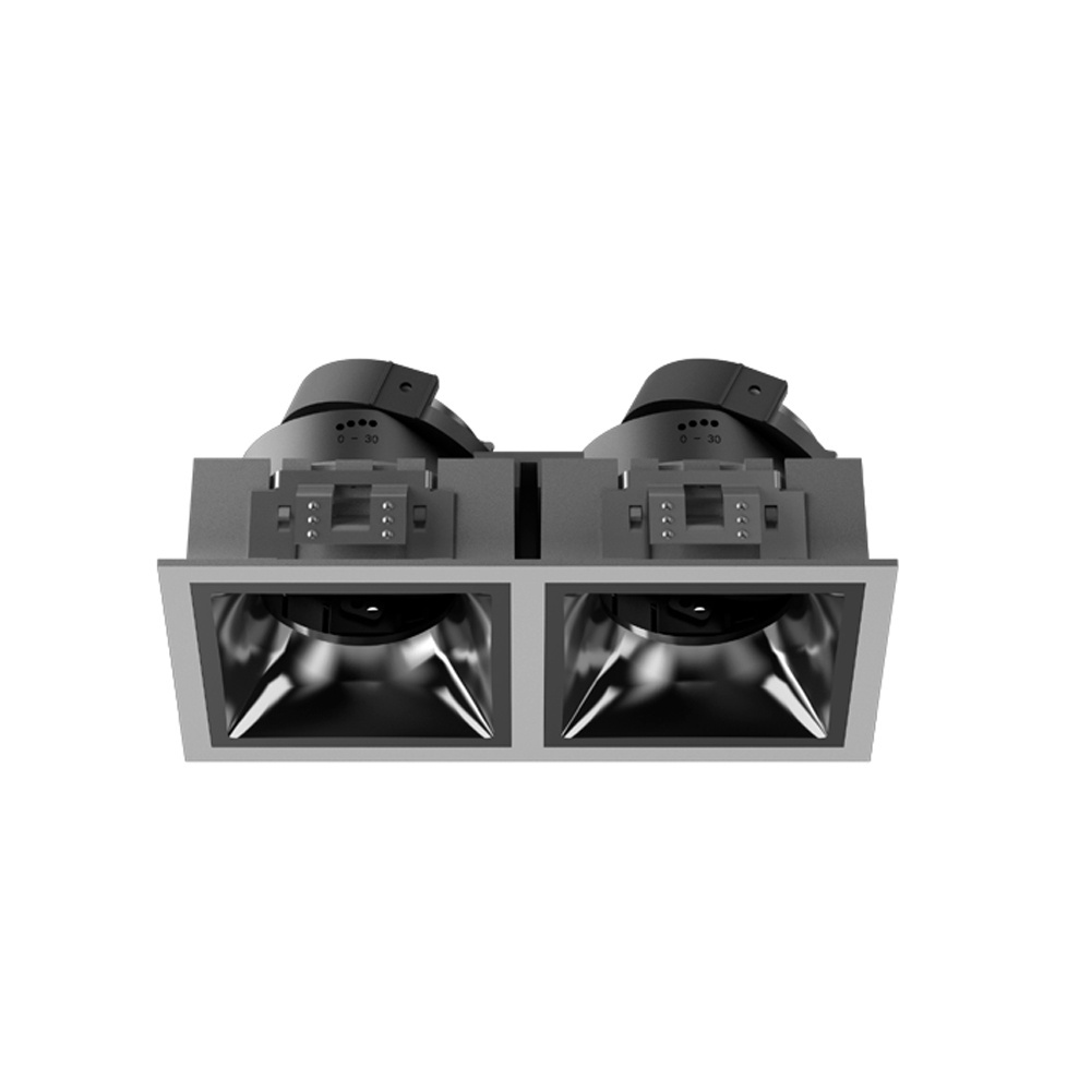 Double head adjustable LED spotlight module mounting bracket embedded MR16 GU10 spotlight accessories