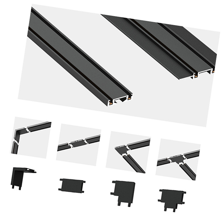 gu10 bulb fitting Adjustable Beam Angle Track Lighting line floodlight12V 24V 110V 220V Ceiling Recessed Lights