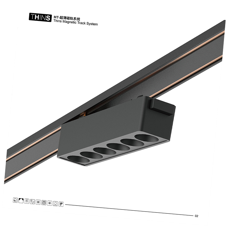 15w recessed led spotlight 2 Wires 3 Competitive Led Track Light guideway type-soft light 24V 48V 220V module etl