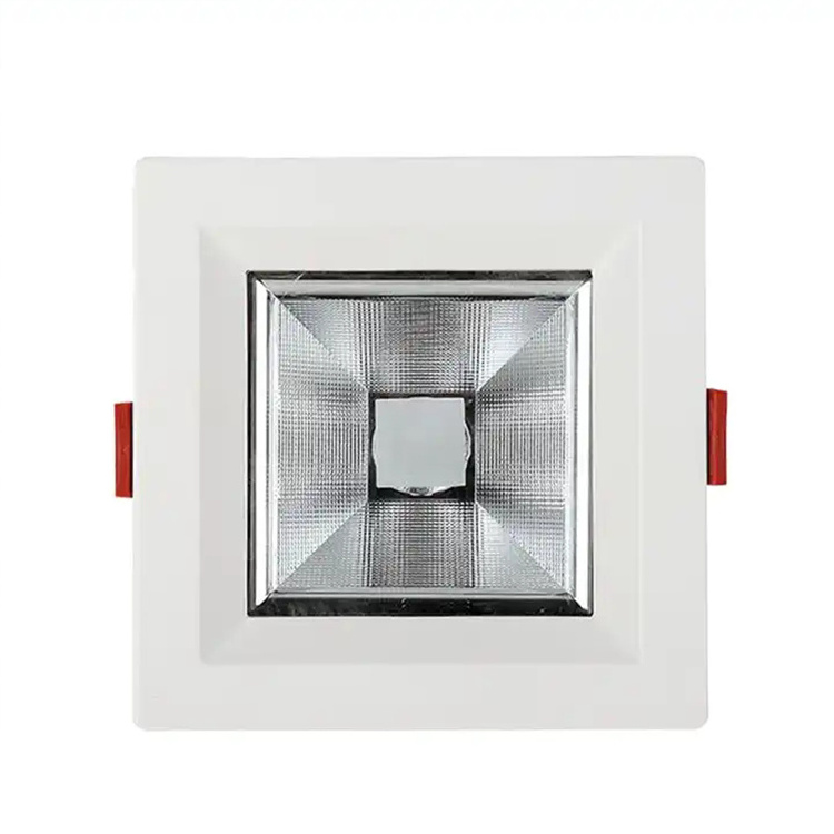 IP65 Waterproof Downlight Housing Kit Square Ceiling Downlight Bathroom Outdoor Waterproof Spotlight