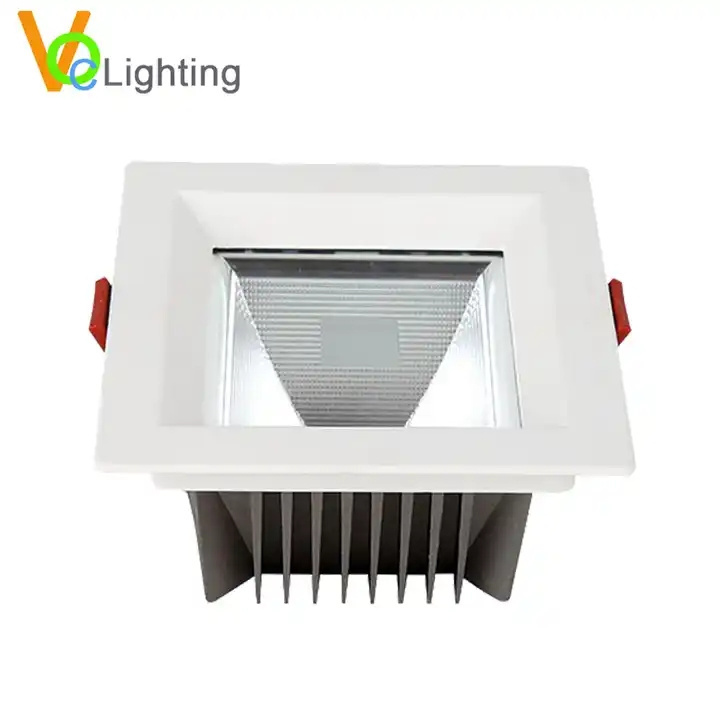 IP65 Waterproof Downlight Housing Kit Square Ceiling Downlight Bathroom Outdoor Waterproof Spotlight