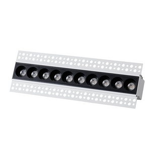 Embedded frameless magnetic suction light LED suspended ceiling embedded spot light household aisle long strip spot light