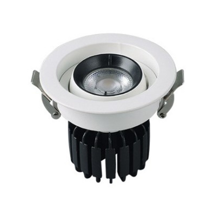 Cob single and double head gall light store commercial Clothes shop grille spot light led embedded square downlight