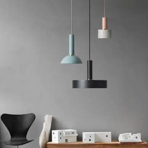 Nordic Restaurant Pendant Light Single Head Simple and Creative Small Pendant Light Bar Decoration Pendant Light Fixture