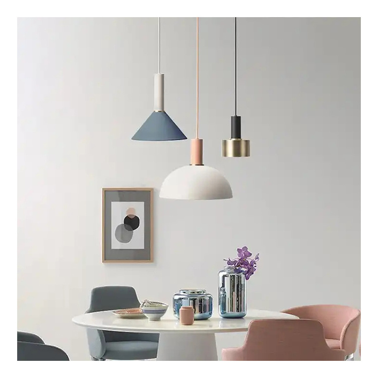 Nordic Restaurant Pendant Light Single Head Simple and Creative Small Pendant Light Bar Decoration Pendant Light Fixture