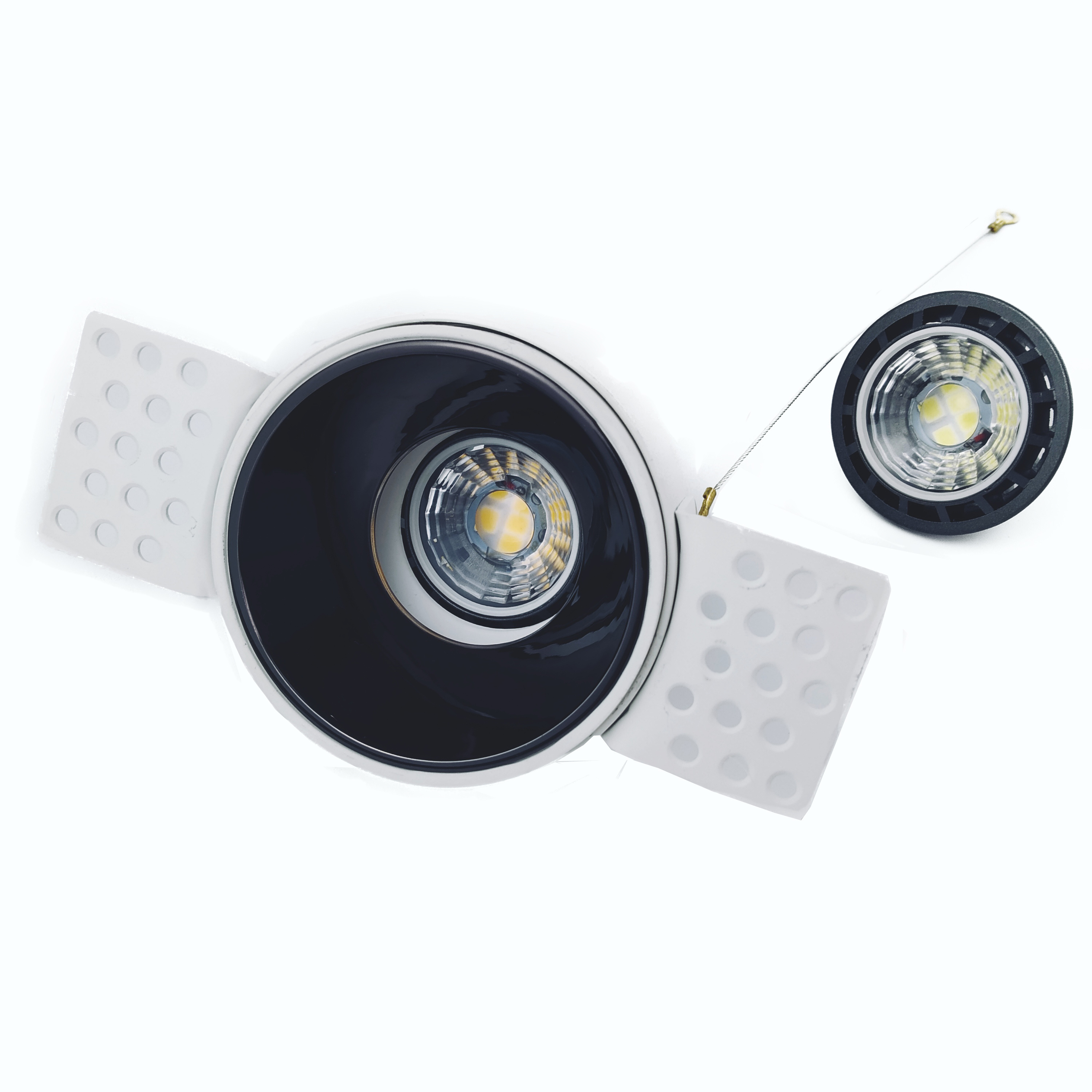 Led Fitting Housing Recessed Led GU10 Downlights Frame Ceiling Lights Manufacturer MR16 GU10 Downlight