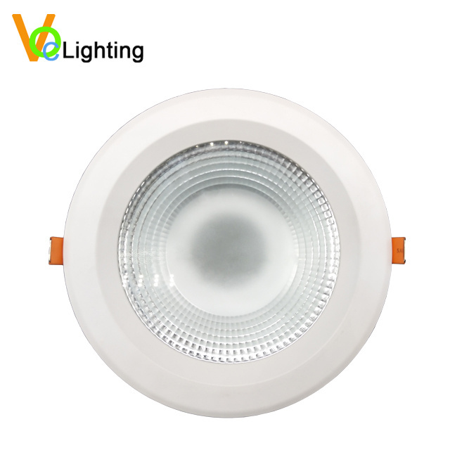 Indoor Down Lighting 4 Inch COB Led  Recessed Downlight Dimmable Lamp Housing