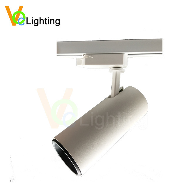 12/24/38 degrees 2/3/4 wire aluminum LED track light COB clothing store 15W spotlights, surface mounted ceiling lights